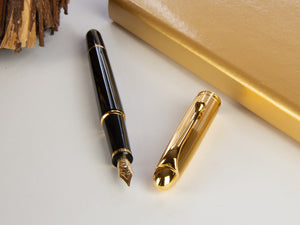 Aurora 88 Small Fountain Pen, Resin, Gold plated, 811