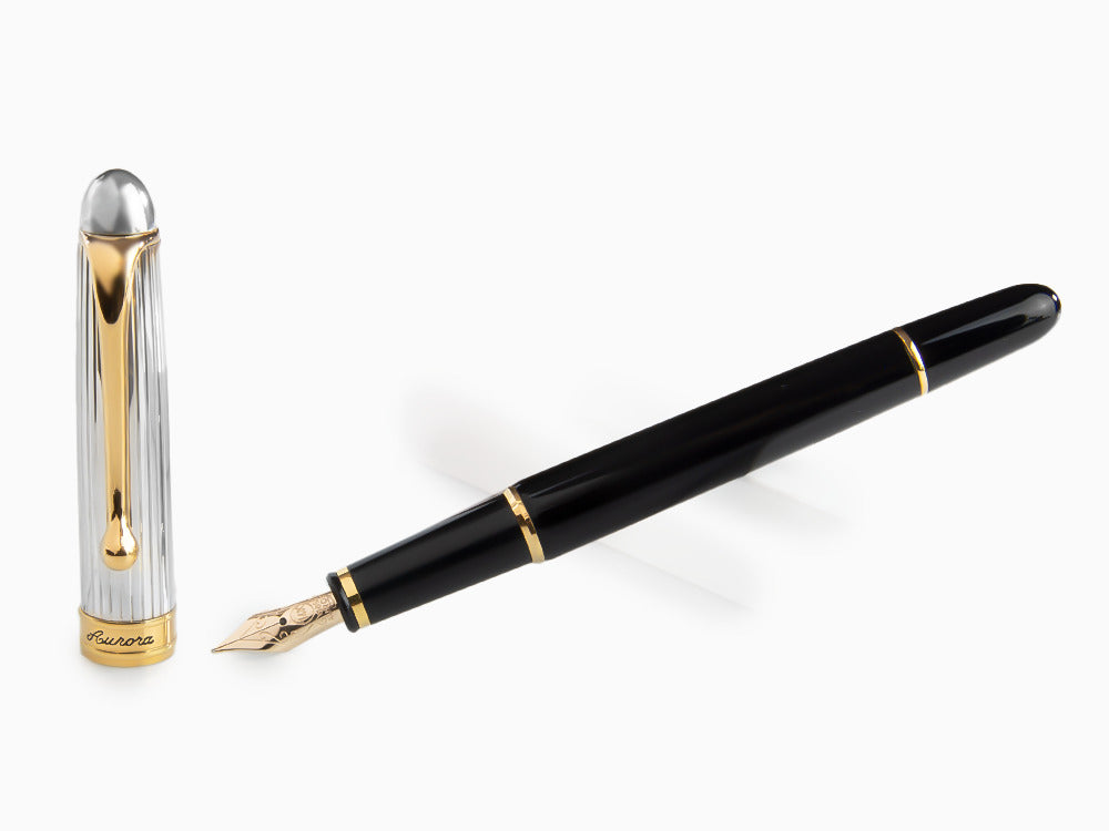 Aurora 88 Small Fountain Pen, Resin, Gold plated, 814
