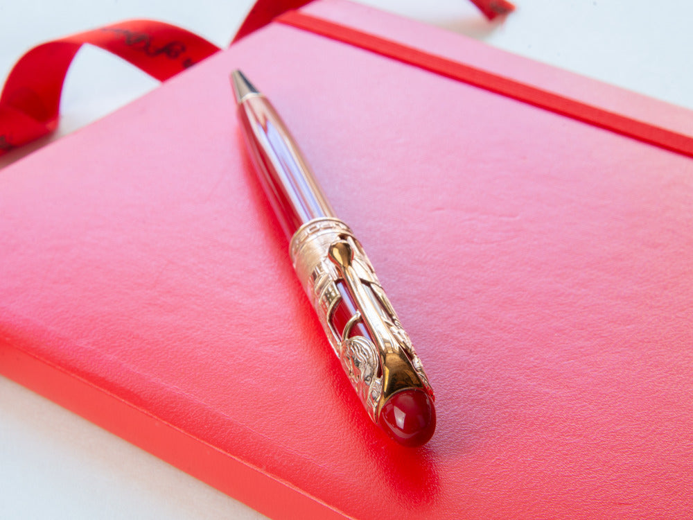 Aurora Special edition Roma Ballpoint pen 88, Resin, Sterling Silver .925