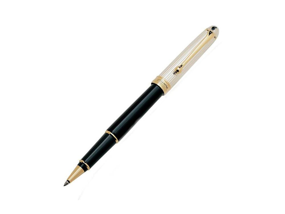 Aurora, 88, Aurora 88 Rollerball pen, Gold trim, Silver .925, 876