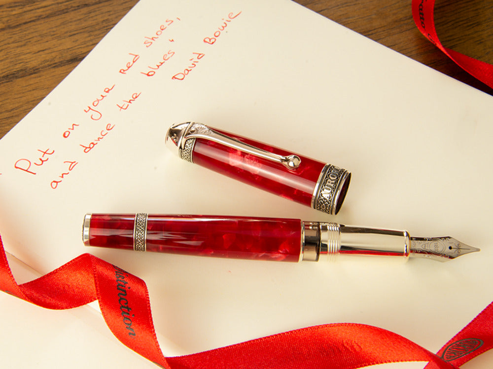 Aurora 85th Anniversary Fountain Pen, Limited Edition, Marbled Resin