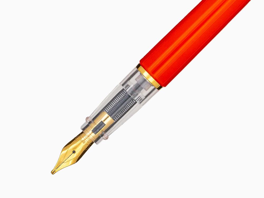 Aurora Ipsilon Demo colors ENTUSIASTA Fountain Pen, Orange, B09-DO