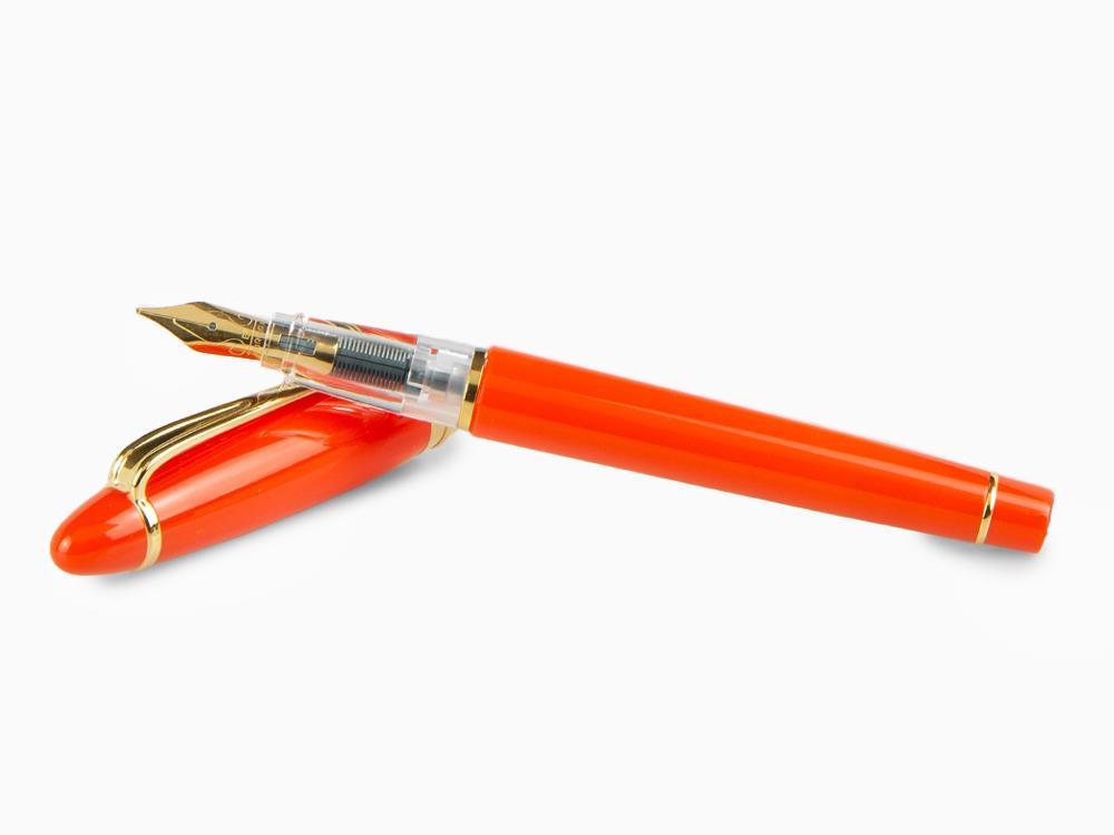 Aurora Ipsilon Demo colors ENTUSIASTA Fountain Pen, Orange, B09-DO