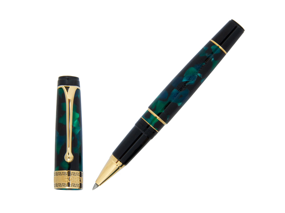Aurora Rollerball Optima - Emerald Green Auroloide