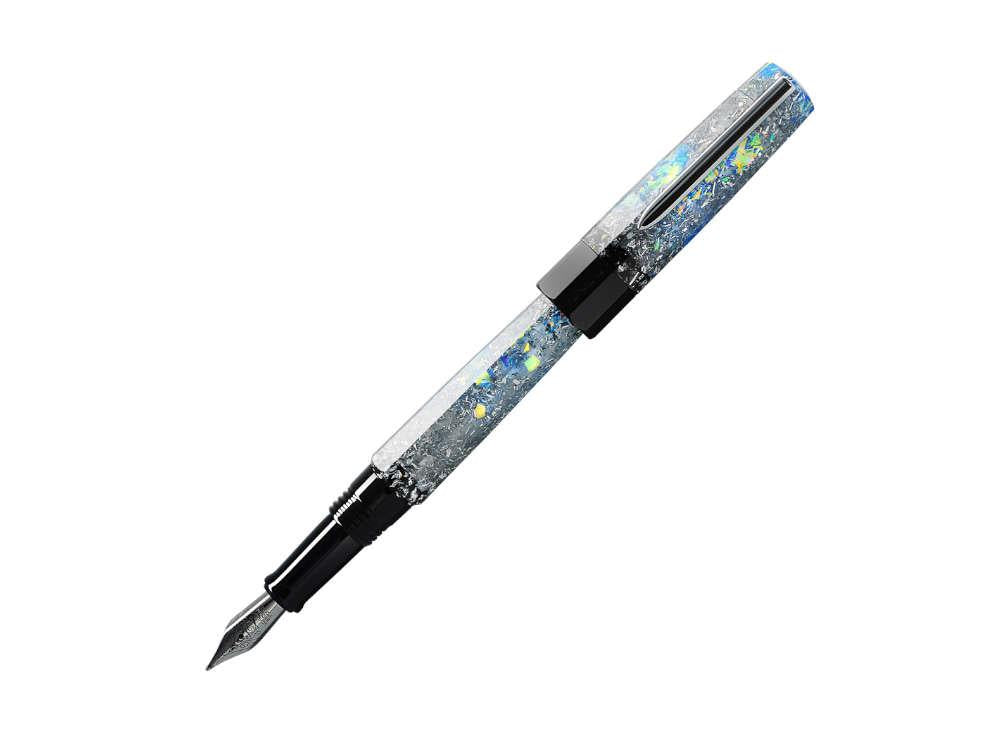 Benu Euphoria Vodka On The Rocks Fountain Pen, Silver, 05.2.10.5.0