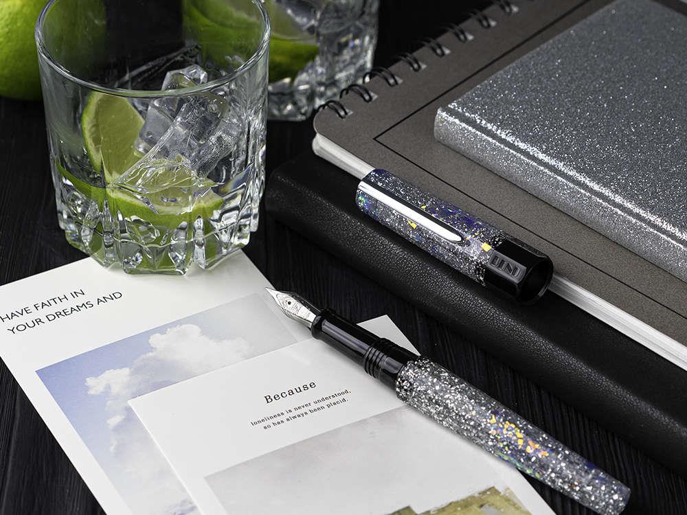 Benu Euphoria Vodka On The Rocks Fountain Pen, Silver, 05.2.10.5.0