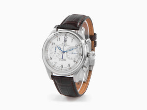 Ball Trainmaster Cannonball Watch, Ball RR1401, White. Leather band