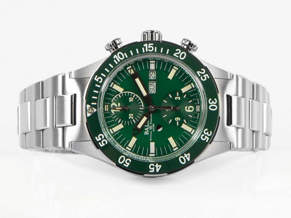 Ball Roadmaster Rescue Chronograph Automatic Watch, Green, LE, DC3030C-S2-GR