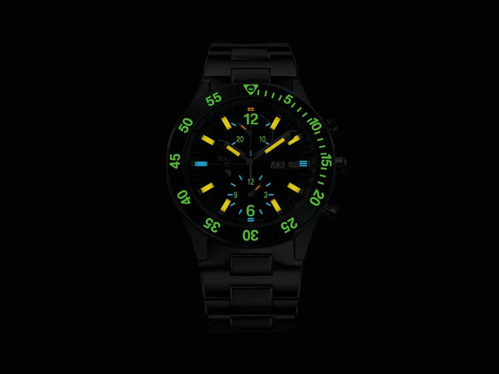Ball Roadmaster Rescue Chronograph Automatic Watch, Green, LE, DC3030C-S2-GR