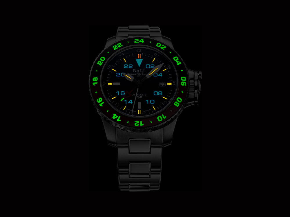 Ball Engineer Hydrocarbon Automatic Watch AeroGMT II COSC, DG2018C-S3C-BK