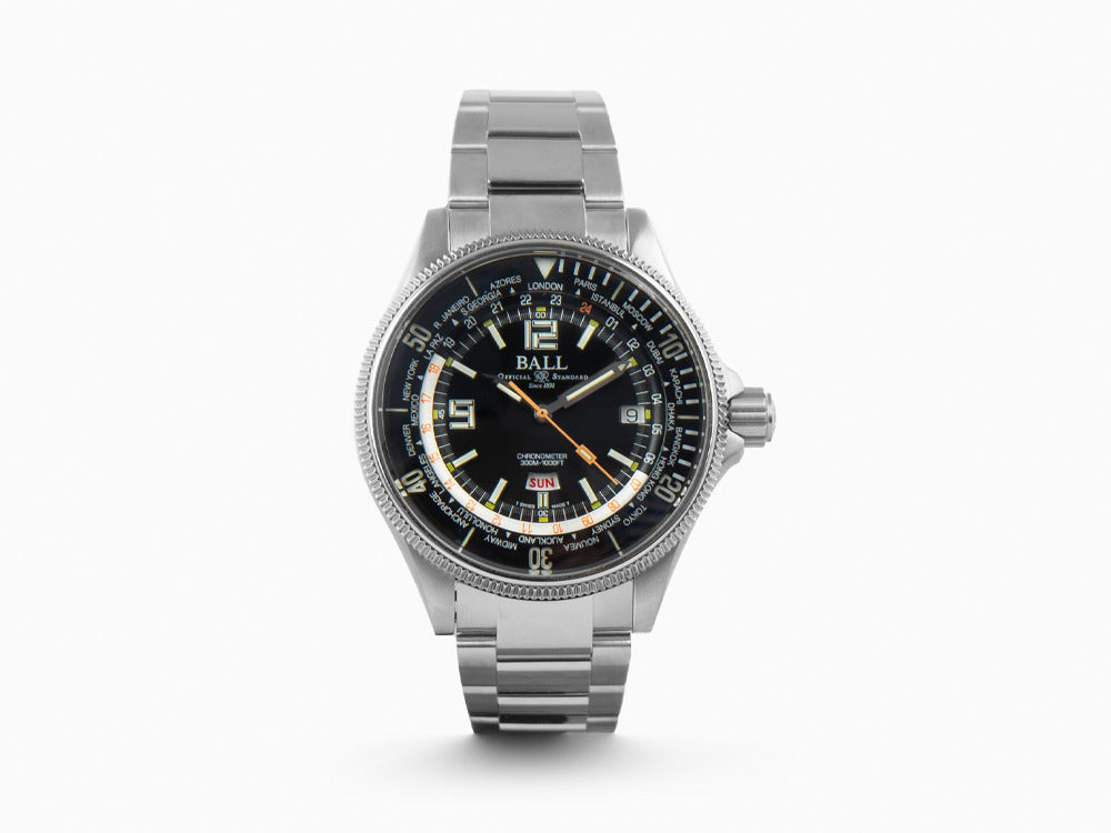 Ball Engineer Master II Diver Worldtime Automatic Watch, COSC, DG2232A-SC-BK