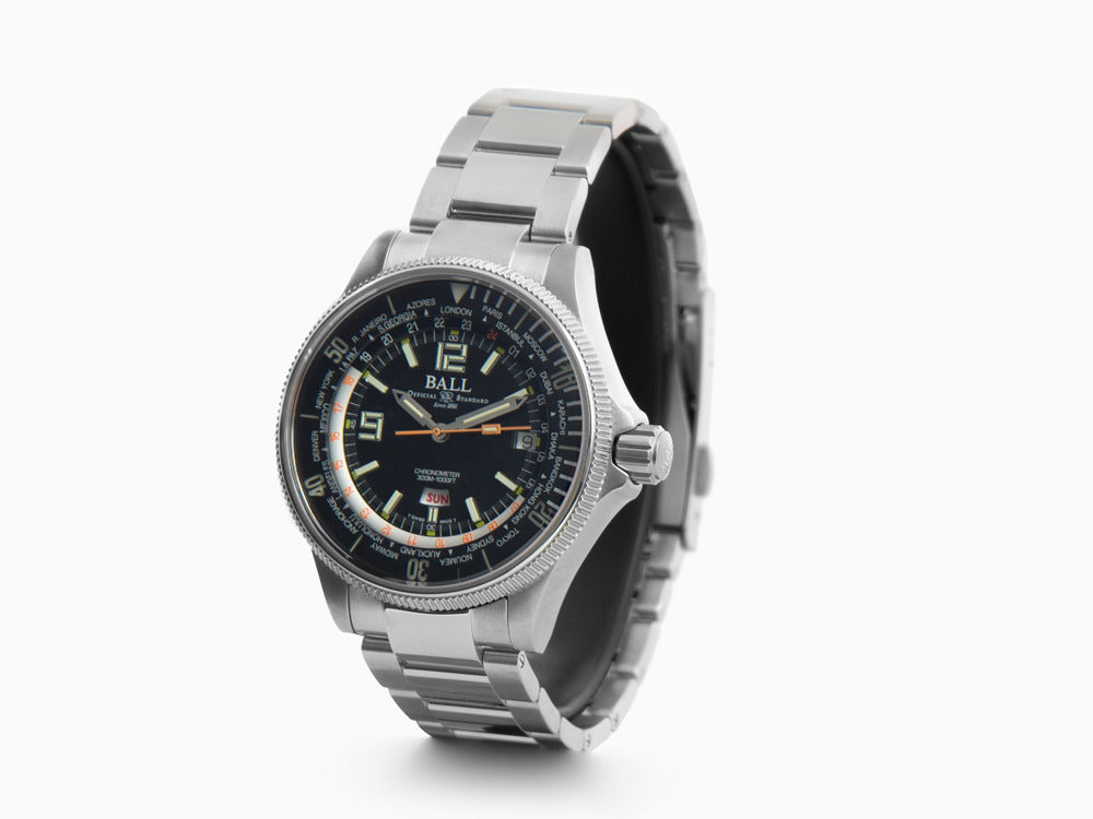 Ball Engineer Master II Diver Worldtime Automatic Watch, COSC, DG2232A-SC-BK