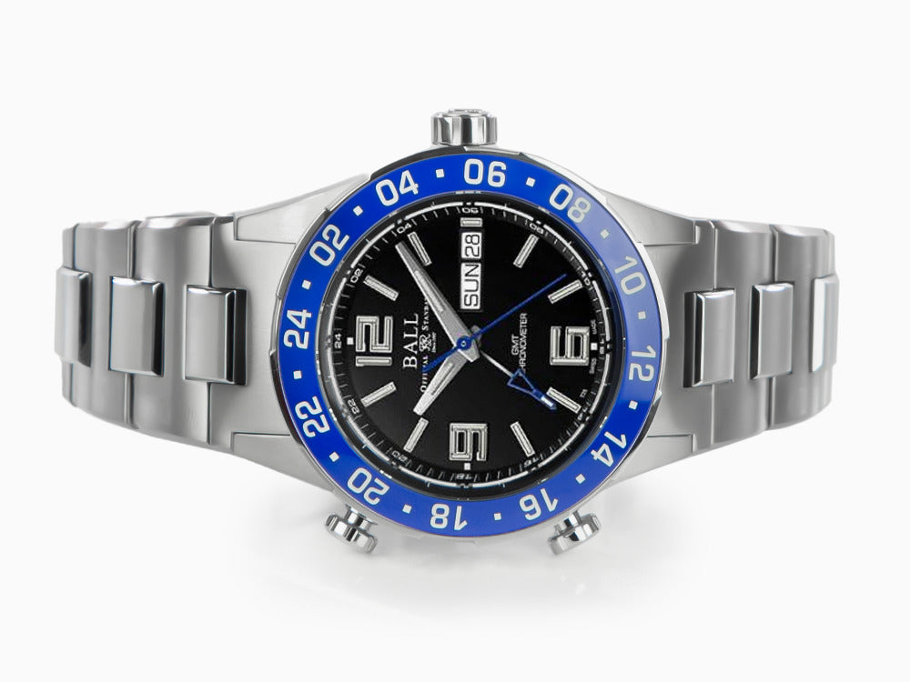 Ball Roadmaster Marine GMT Automatic Watch, Black, 40 mm, L.E., DG3030B-S6CJ-BK