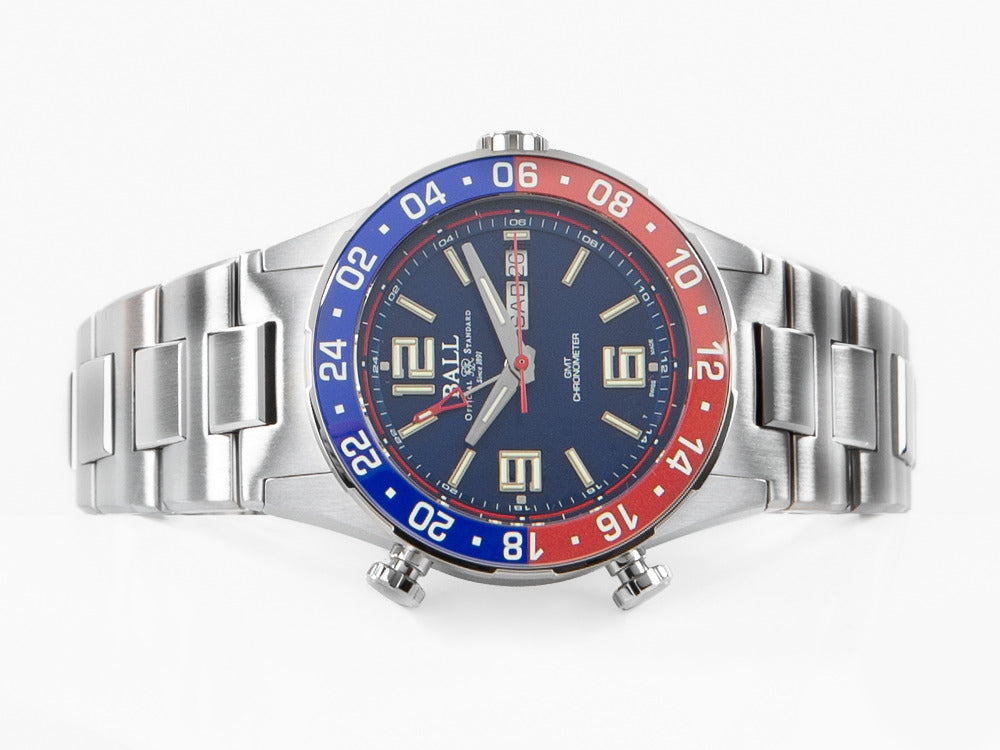 Ball Roadmaster Pilot GMT Automatic Watch, Blue, Limited Edition, DG3038A-S2C-BE