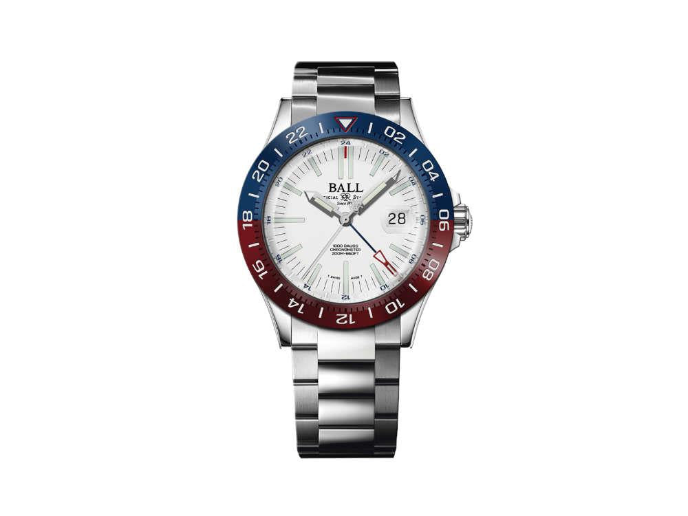 Ball Engineer III Outlier GMT Automatic Watch, White, 40 mm, DG9002B-S2C-WH