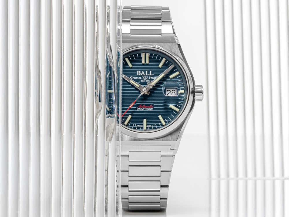 Ball Roadmaster Perseverer Automatic Watch, Blue, 40 mm, NM9050C-S1-BE