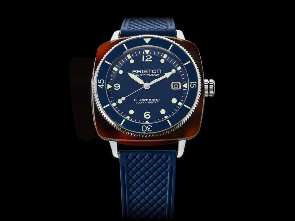 Briston Clubmaster Legend Diver Automatic Watch, Blue, 40 mm, 241740.SA.T.15.FNB