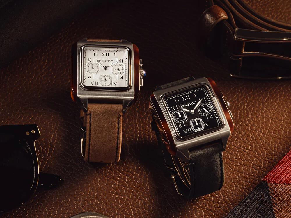 Briston Streamliner Kennedy Chrono Quartz Watch, 38,5mm, 251838.SA.T.2.FBR