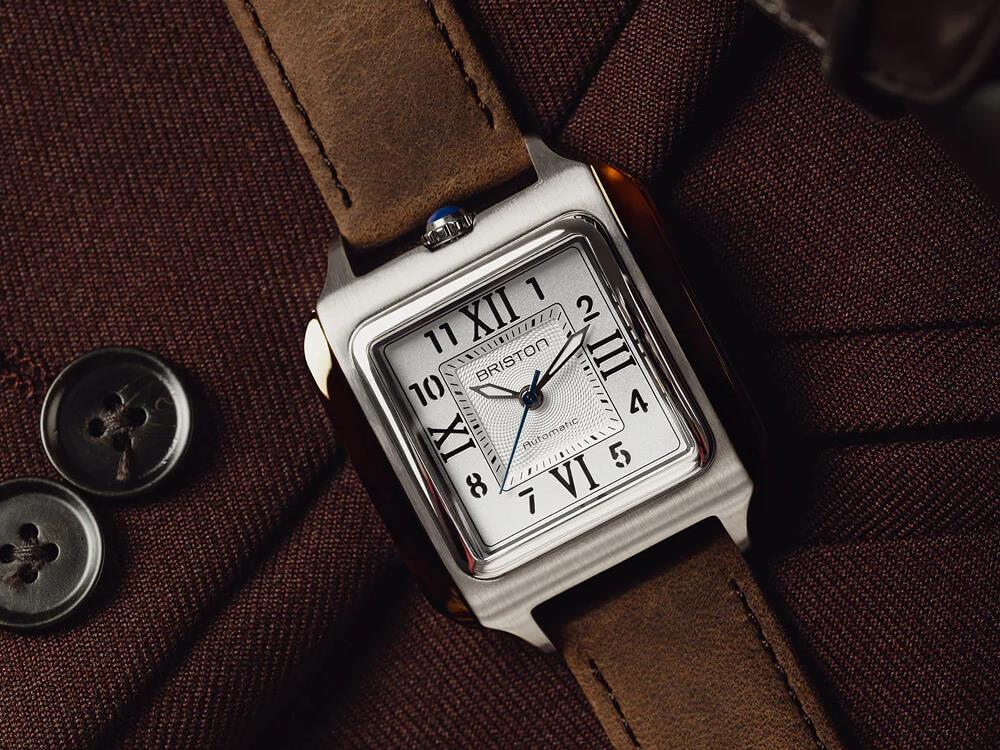 Briston Streamliner Kennedy Automatic Watch, White, 36 mm, 251936.SA.T.2.C