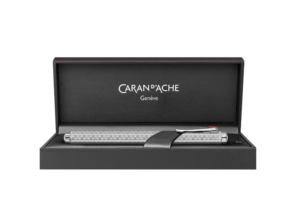 Caran d'Ache Ecridor Damier Fountain Pen, Silver, 958.566