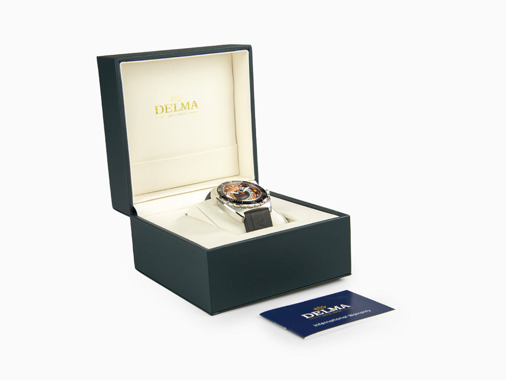 Delma Diver Shell Star Decompression Timer Automatic Watch, 41501.670.6.034