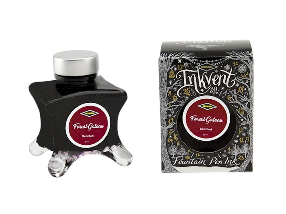 Diamine Ink Vent Black Scented Forest Gateau Ink Bottle, Burgundy