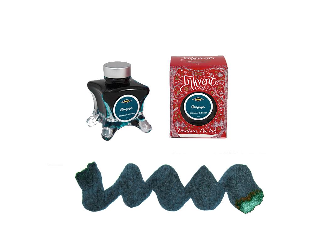 Diamine Stargazer Ink Vent Red Ink Bottle, 50ml, Blue, Glass