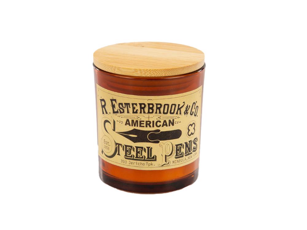 Esterbrook Ink Bottle, Orange, Crystal, ECANDLE-GO