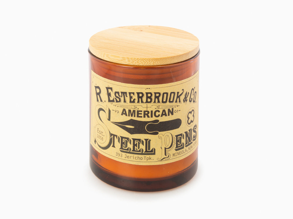 Esterbrook Ink Bottle, Orange, Crystal, ECANDLE-GO