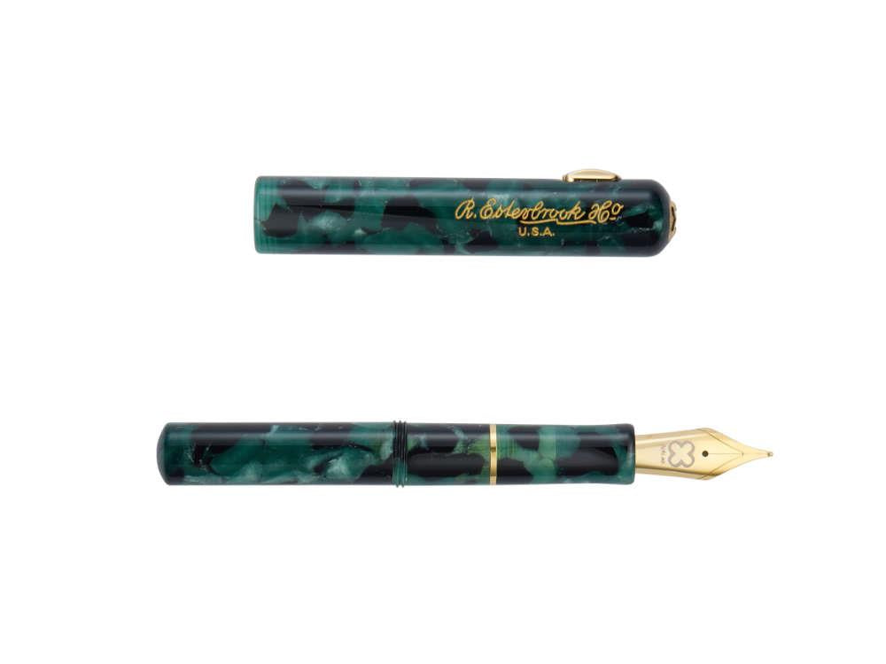 Esterbrook Niblet Evergreen Fountain Pen, Green, Gold plated, EPP9196