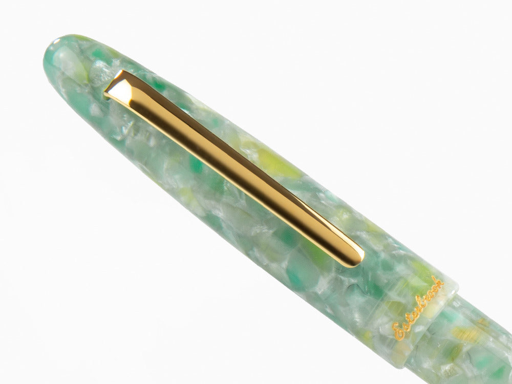 Esterbrook Estie Sea Glass Fountain Pen, Gold plated, ESG816