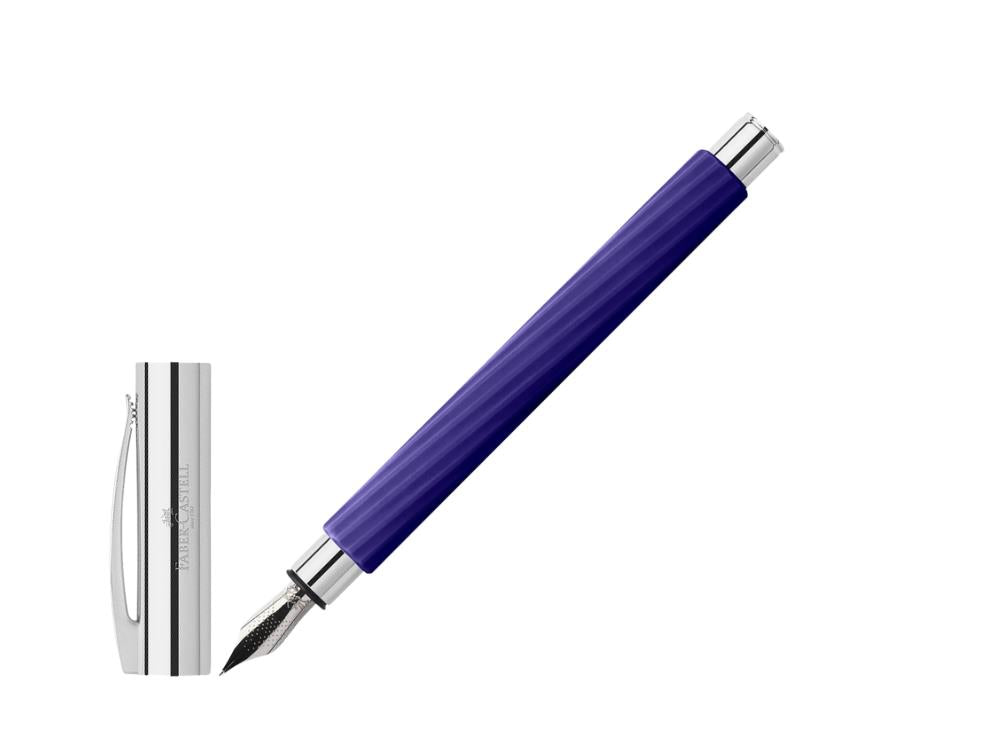 Faber-Castell Ambition Midnight Mauve Fountain Pen, Resin, 147780
