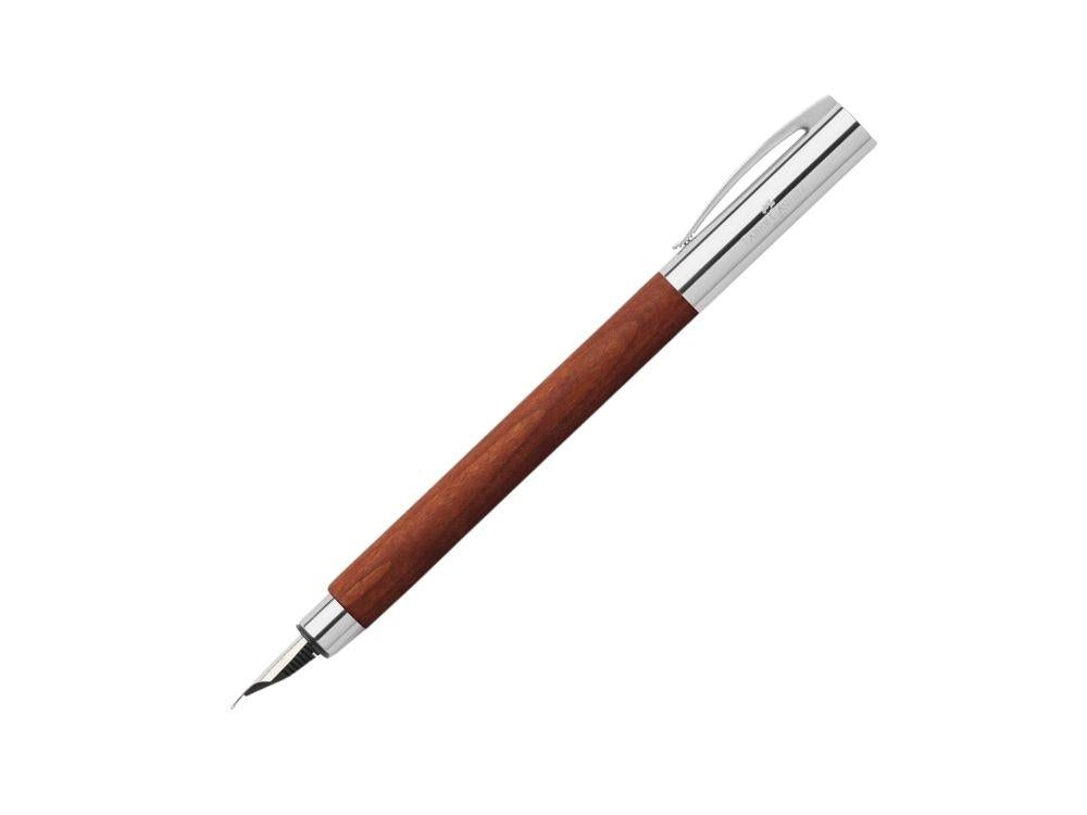 Faber-Castell Ambition Fountain Pen, Pear wood, Brown, 148180