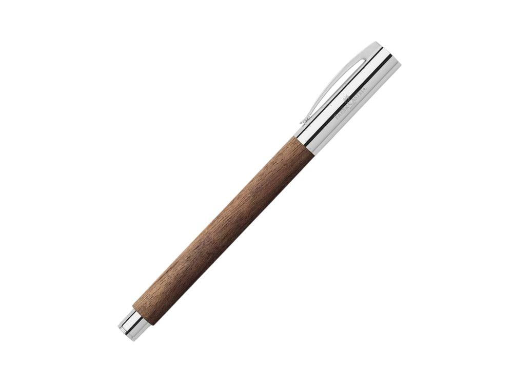 Faber-Castell Ambition Nogal Rollerball pen, Wood, Metal, Brown, 148585