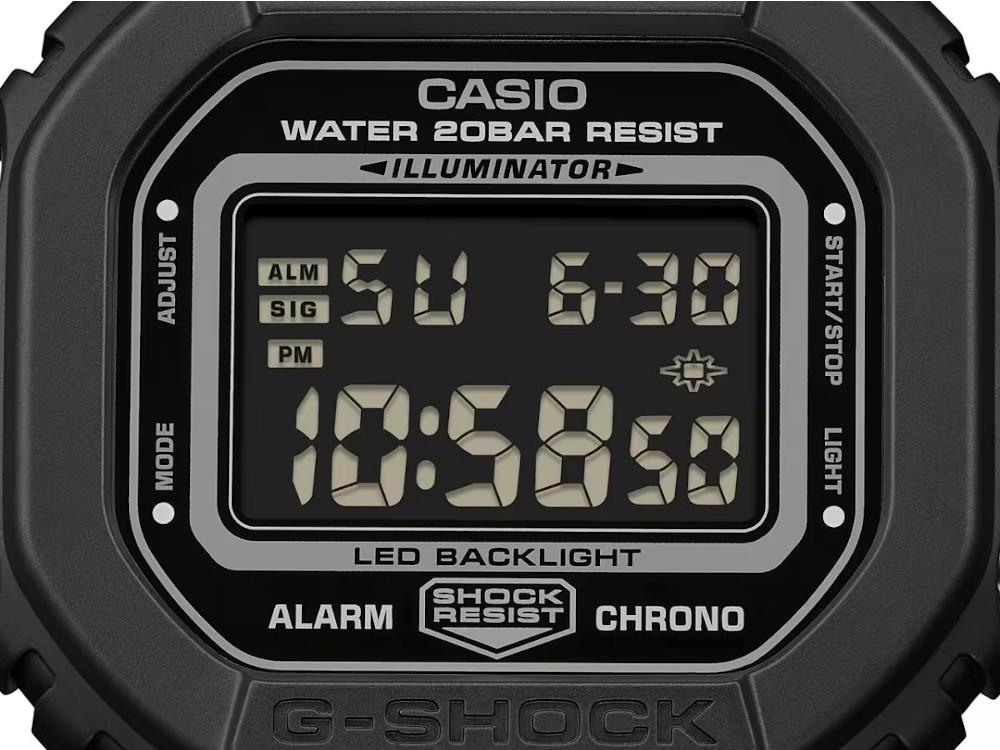 G-SHOCK Casio The Origin Quartz Watch, Black, DW-5600MNC-1ER