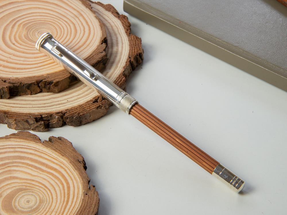 Graf von Faber-Castell Perfect Pencil, Cedar wood, 925 Silver Trim, 118566