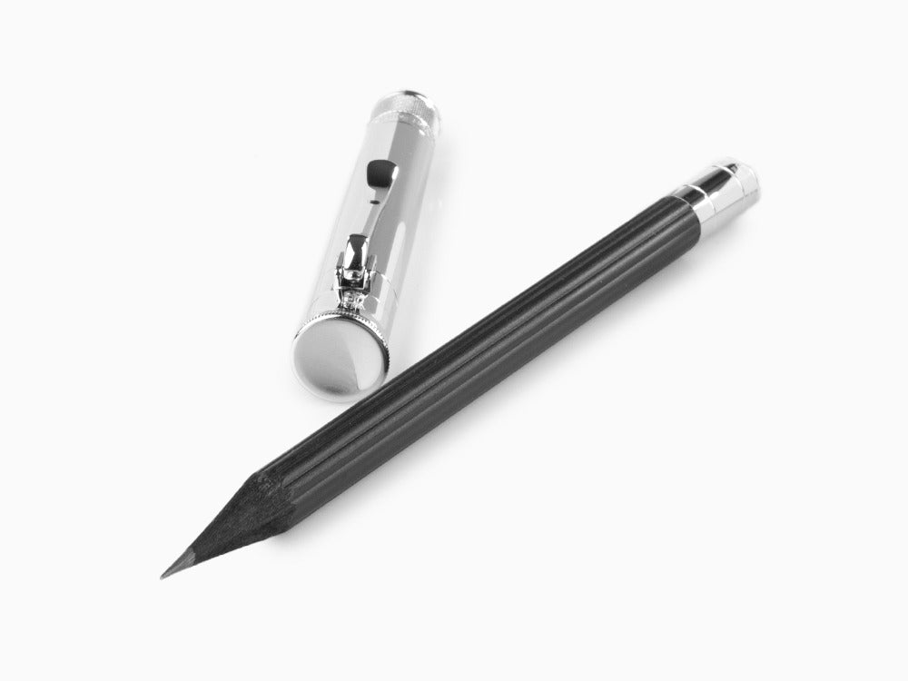 Graf von Faber-Castell Perfect Pencil, Cedar Wood, Platinum trim, Black 118568
