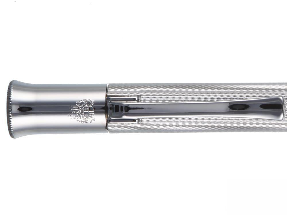 Graf von Faber-Castell Guilloche Mechanical pencil, Rhodium trim, 0.7 mm. 136534