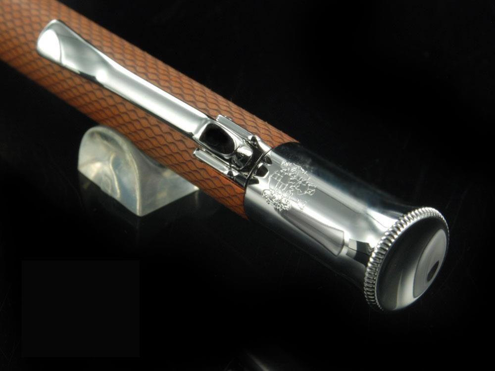 Graf von Faber-Castell Guilloche Mechanical pencil, Precious resine, Cognac