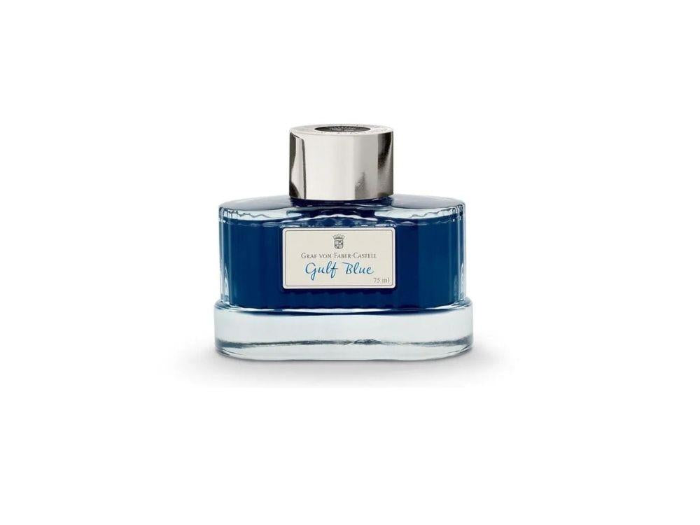 Graf von Faber-Castell Ink Bottle Gulf Blue, 75ml., 141018