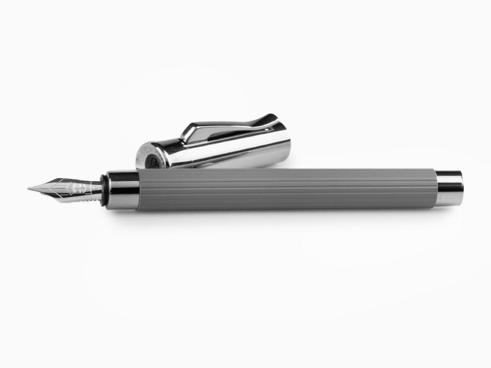 Graf von Faber-Castell Tamitio Stone Grey Fountain Pen, Lacquer, 141780