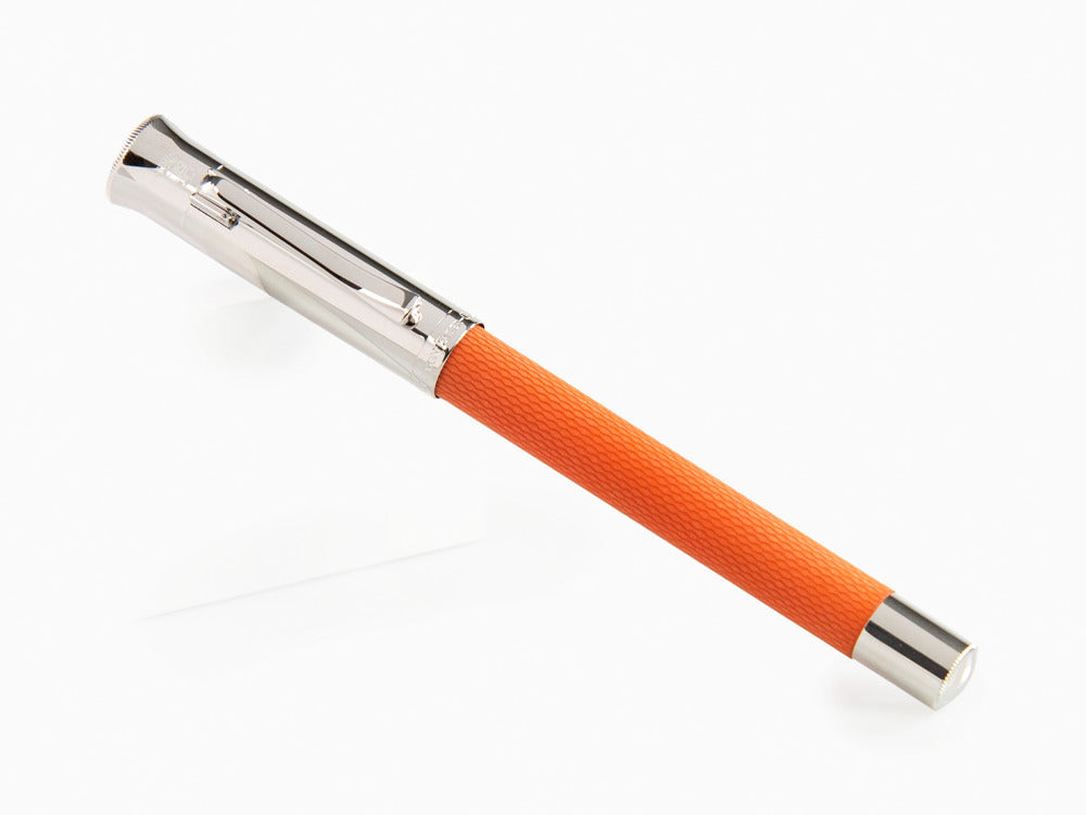 Graf von Faber-Castell Guilloche Fountain Pen, Precious resine, Orange