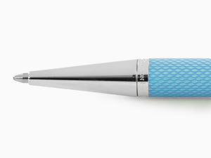 Graf von Faber-Castell Guilloche Gulf Blue Ballpoint pen, Precious resine