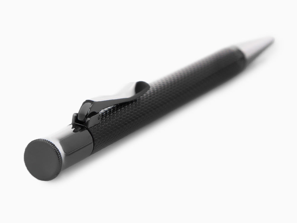 Graf von Faber-Castell Guilloche Black Edition Ballpoint pen, Resin, 145268