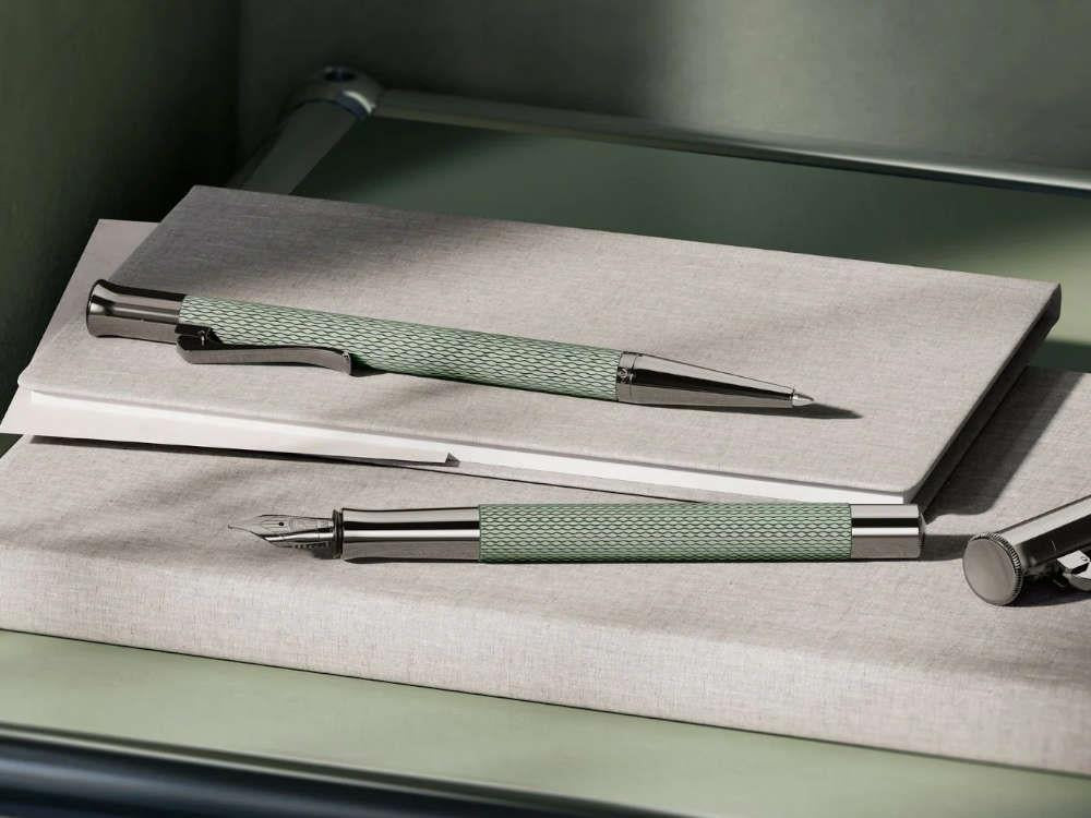 Graf von Faber-Castell Guilloche Sage Green Fountain Pen,145320