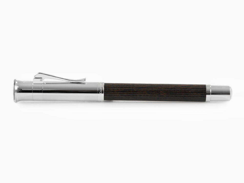Graf von Faber-Castell Classic Fountain Pen, Grenadilla wood, Platinum