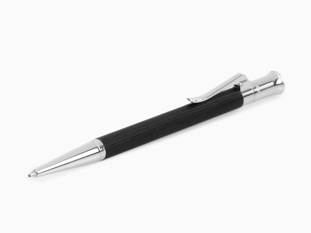 Graf von Faber-Castell Classic Ballpoint pen, Ebony wood, Platinum trim, 145531