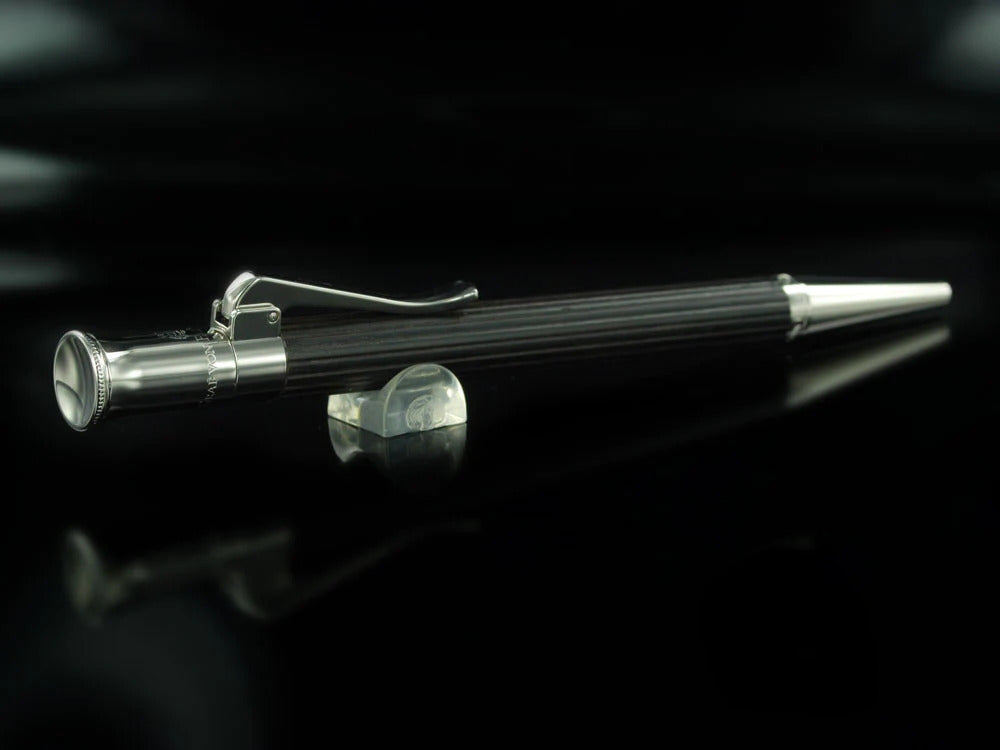 Graf von Faber-Castell Classic Ballpoint pen, Grenadilla wood, Platinum trim