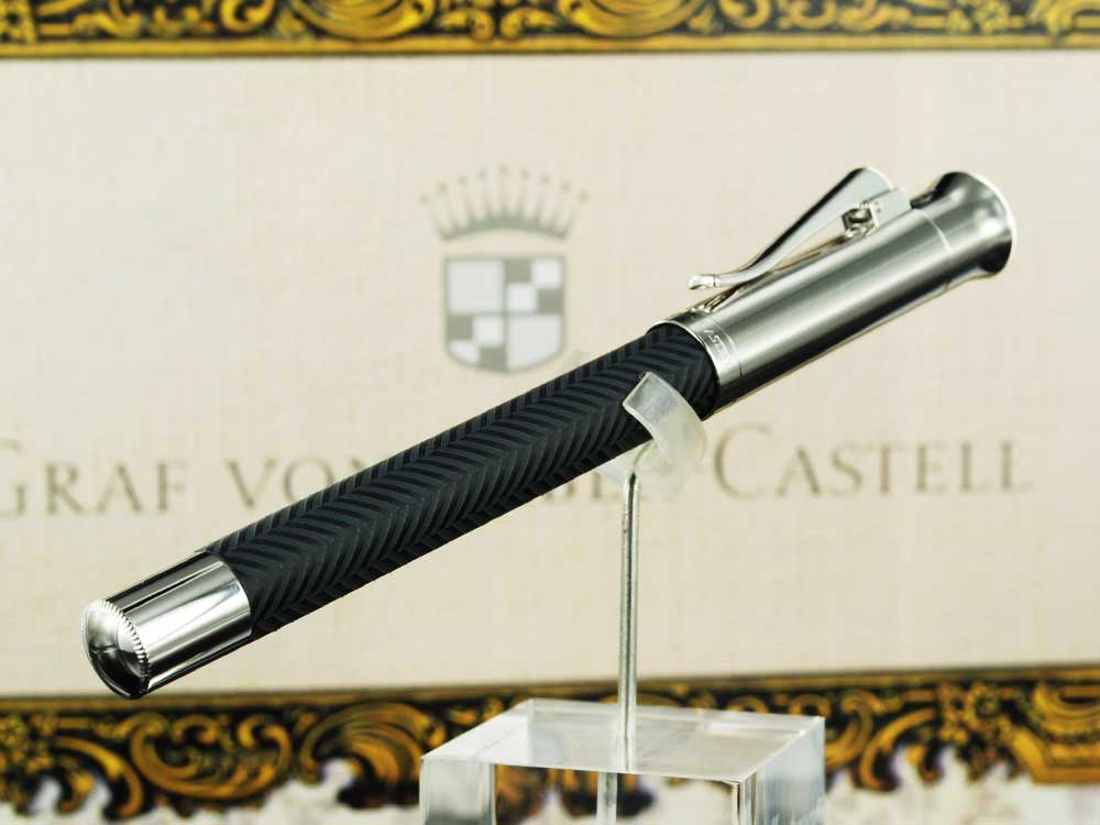 Graf von Faber-Castell Guilloche Ciselé Fountain Pen, Anthracite, 146700