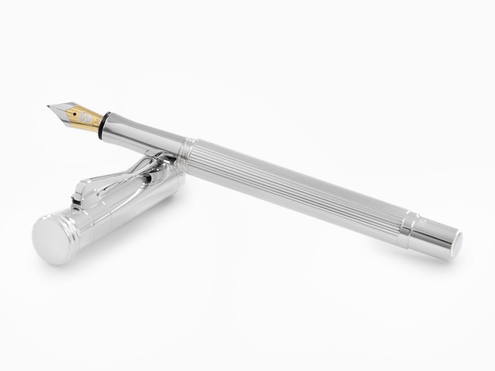Graf von Faber-Castell Classic Fountain Pen, Silver .925, 148570